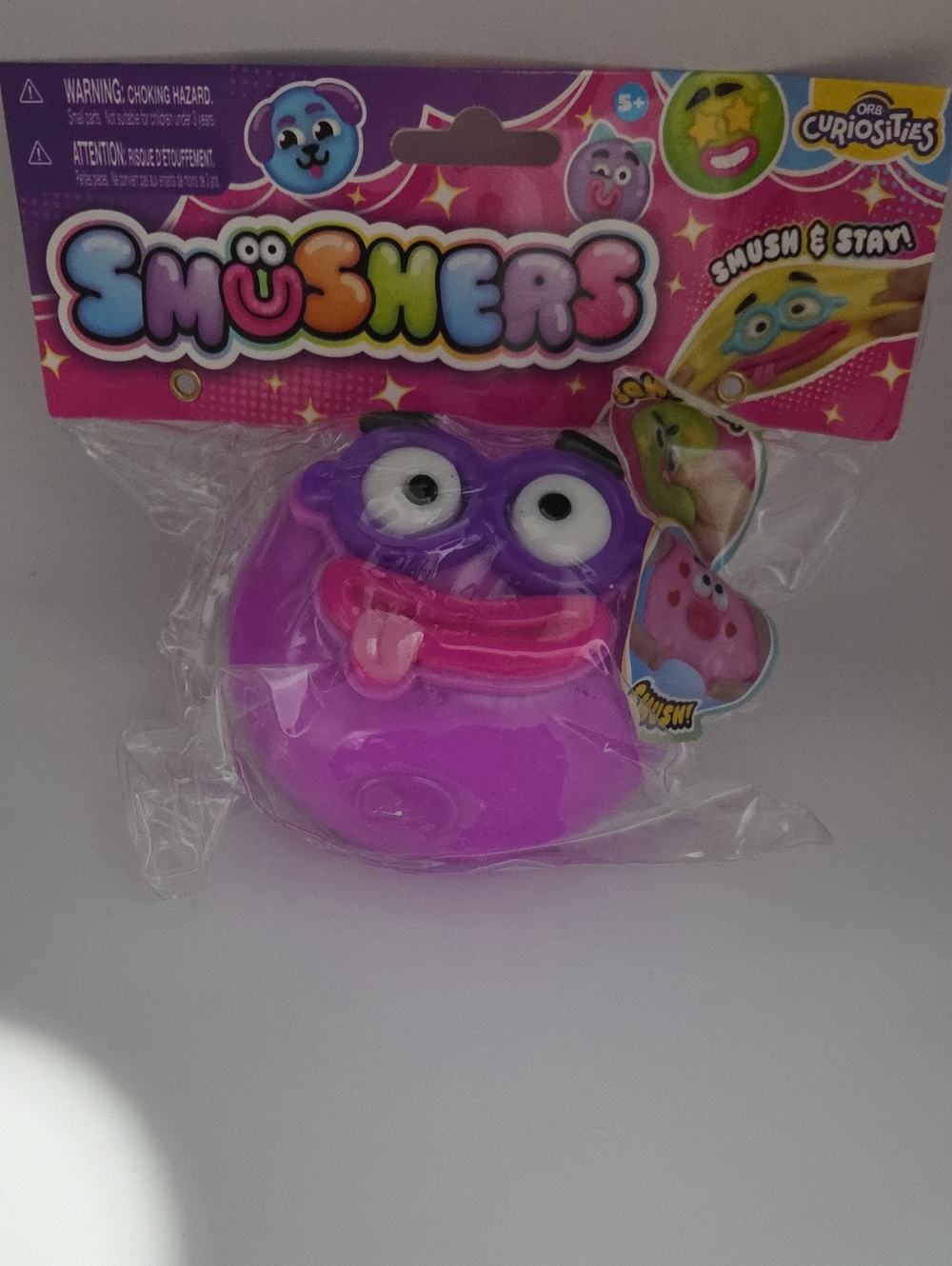Usher Purple Smushers Squishy Monster Toy